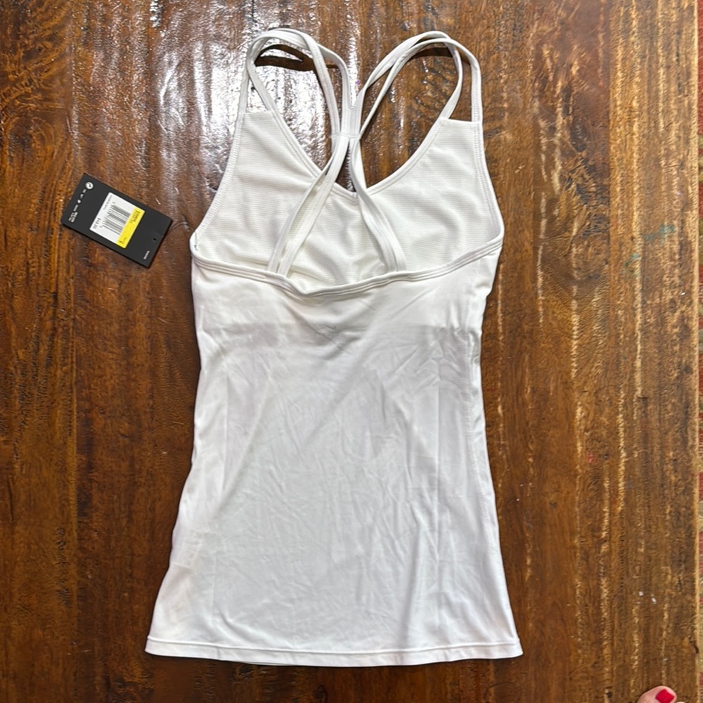 Nike White Strappy Dry Fit Tank Top - Picture 5 of 5